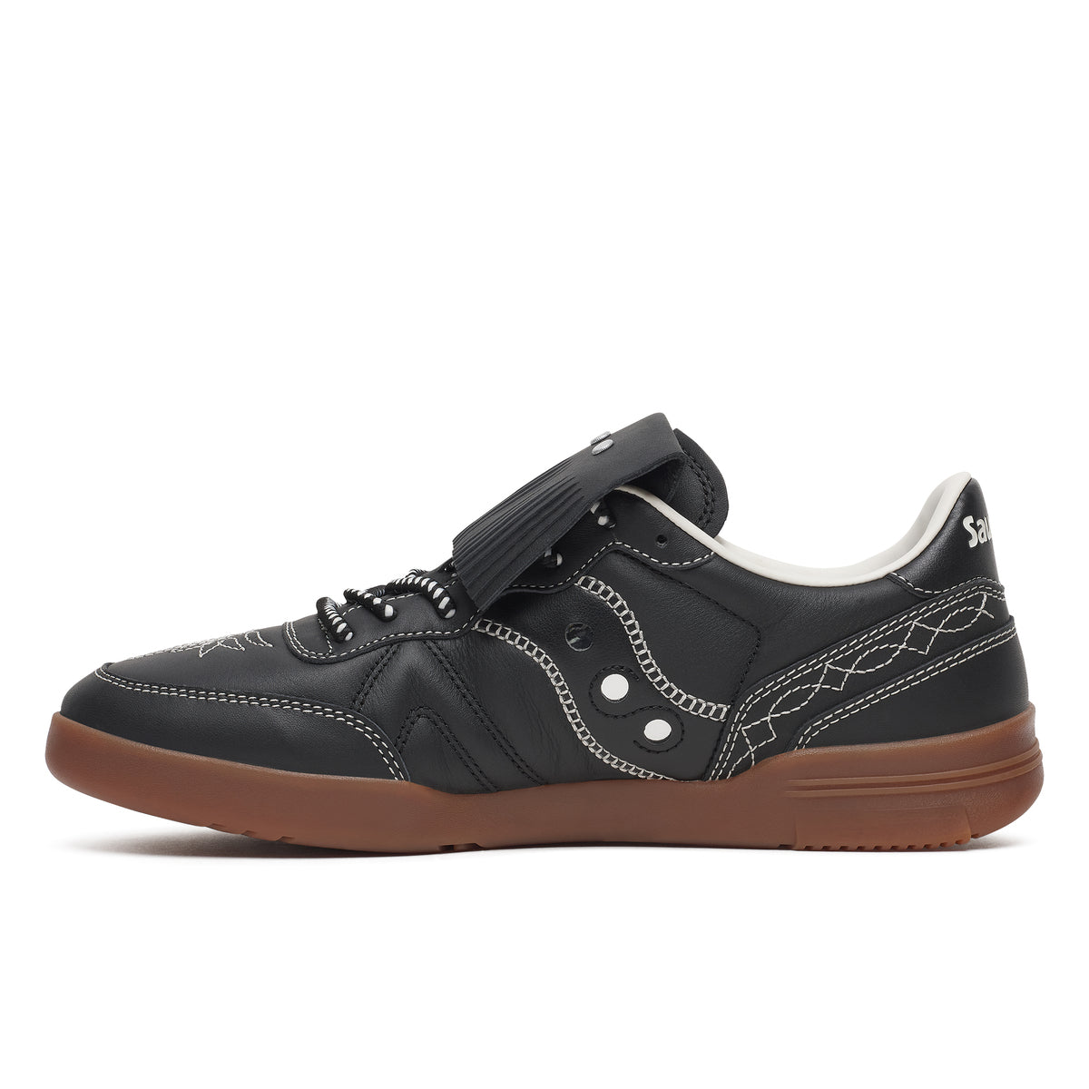 Saucony 586i SPACE COWBOY サッカニー 586i スペースカウボーイ S101246-1001-BK-GUM【メンズ スニーカー デイリーユース カジュアル レザー スエード 26FW】