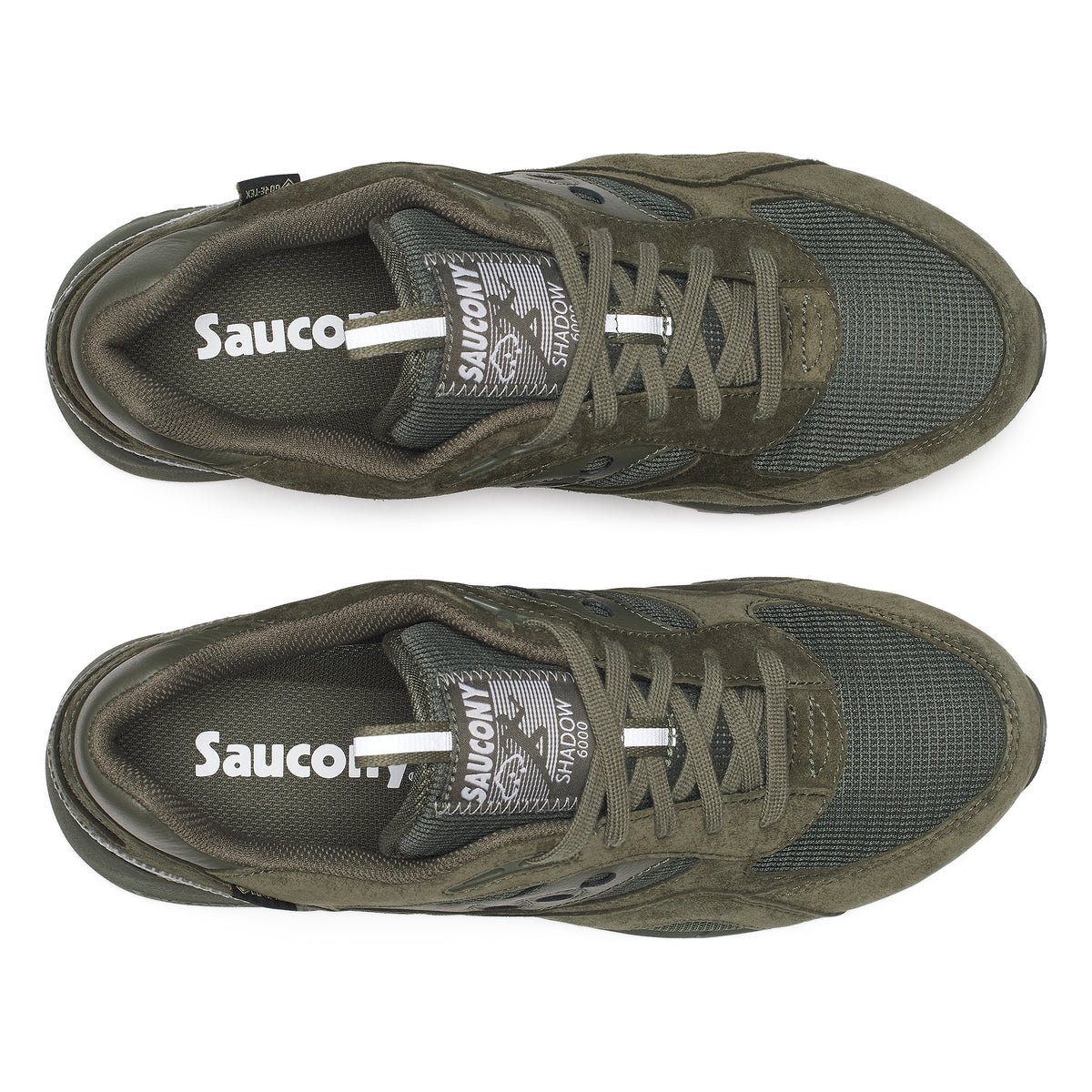Saucony SHADOW 6000 GTX サッカニー シャドウ 6000 ジーティーエックス S101646-1001-FATIGUE【メンズ スニーカー ランニングシューズ 機能性 快適性 通気性 防水 26FW】