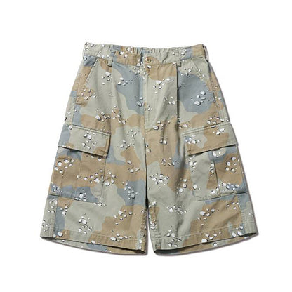 AKTR F.A. DESERT CAMO CARGO HALF PANTS アクター F.A. デザート カモ カーゴ ハーフパンツ 226-005002【メンズ カーゴショーツ ハーフパンツ デザートカモ 迷彩柄 26FW】