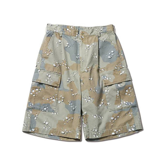AKTR F.A. DESERT CAMO CARGO HALF PANTS アクター F.A. デザート カモ カーゴ ハーフパンツ 226-005002【メンズ カーゴショーツ ハーフパンツ デザートカモ 迷彩柄 26FW】
