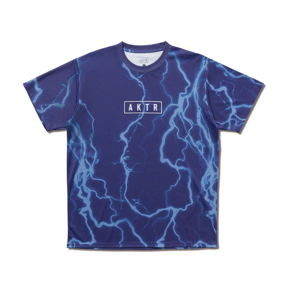 AKTR THUNDERBOLT AKTR LOGO SP TEE アクター サンダーボルト AKTRロゴ エスピー ティー 226-015005【メンズ 半袖 Tシャツ スポーツウェア 軽量 メッシュ 通気性 オリジナル生地 26FW】