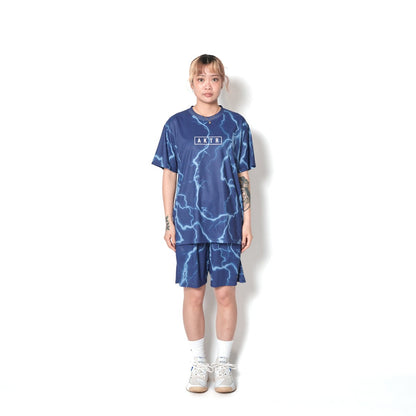 AKTR THUNDERBOLT AKTR LOGO SP TEE アクター サンダーボルト AKTRロゴ エスピー ティー 226-015005【メンズ 半袖 Tシャツ スポーツウェア 軽量 メッシュ 通気性 オリジナル生地 26FW】