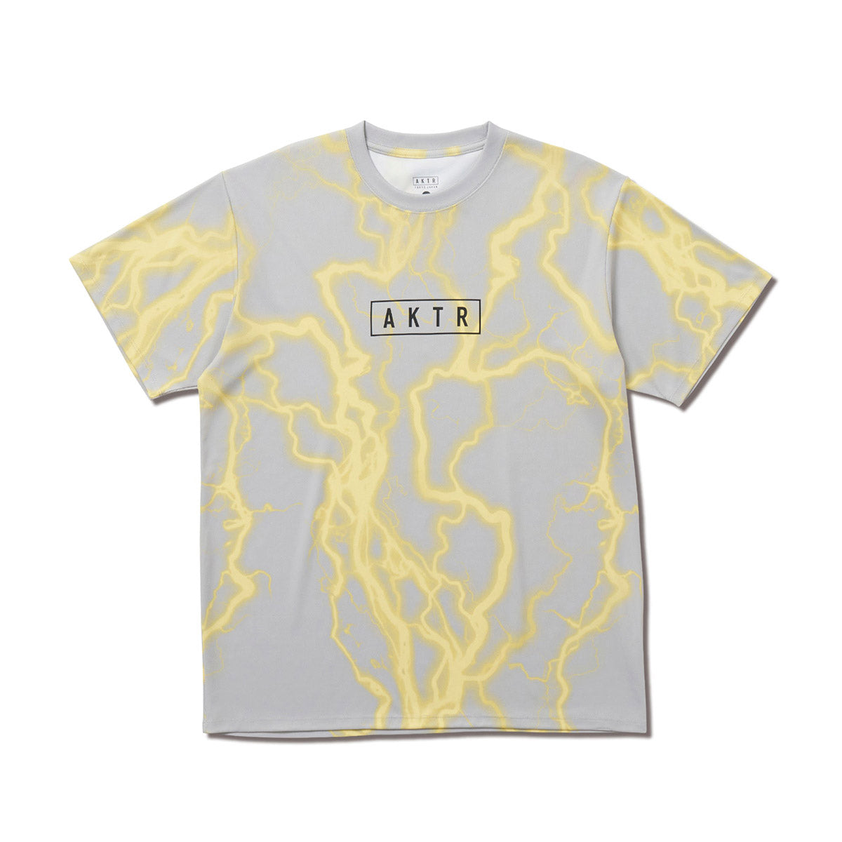AKTR THUNDERBOLT AKTR LOGO SP TEE アクター サンダーボルト AKTRロゴ エスピー ティー 226-015005【メンズ 半袖 Tシャツ スポーツウェア 軽量 メッシュ 通気性 オリジナル生地 26FW】