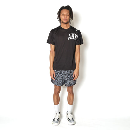 AKTR F.A. LEOPARD WIDE 5.5″ SHORTS アクター エフエー レオパード ワイド 5.5インチ ショーツ 226-023002【メンズ ショートパンツ 短パン ワイドシルエット バスケットボール ストレッチ性 26FW】