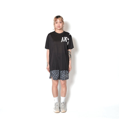 AKTR F.A. LEOPARD WIDE 5.5″ SHORTS アクター エフエー レオパード ワイド 5.5インチ ショーツ 226-023002【メンズ ショートパンツ 短パン ワイドシルエット バスケットボール ストレッチ性 26FW】