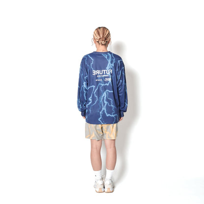 AKTR THUNDERBOLT F.A. SP L/S LOOSE TEE アクター サンダーボルト F.A. SP ロングスリーブ ルーズ ティー 226-024005【メンズ 長袖Tシャツ ロンT  メッシュ生地 軽量 26FW】