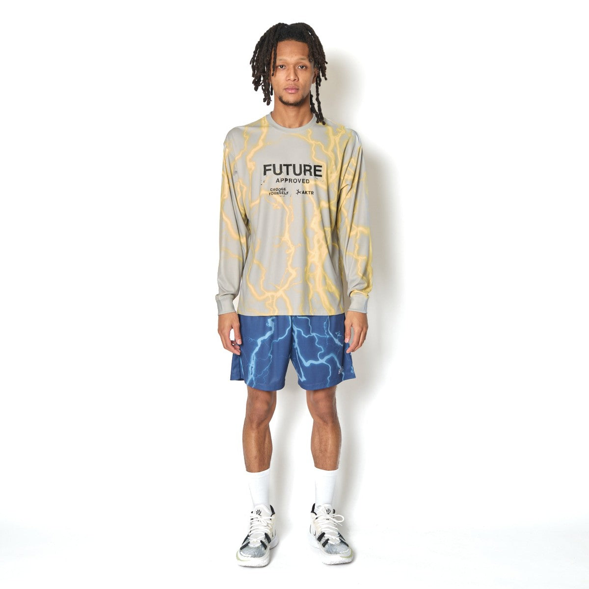AKTR THUNDERBOLT F.A. SP L/S LOOSE TEE アクター サンダーボルト F.A. SP ロングスリーブ ルーズ ティー 226-024005【メンズ 長袖Tシャツ ロンT  メッシュ生地 軽量 26FW】