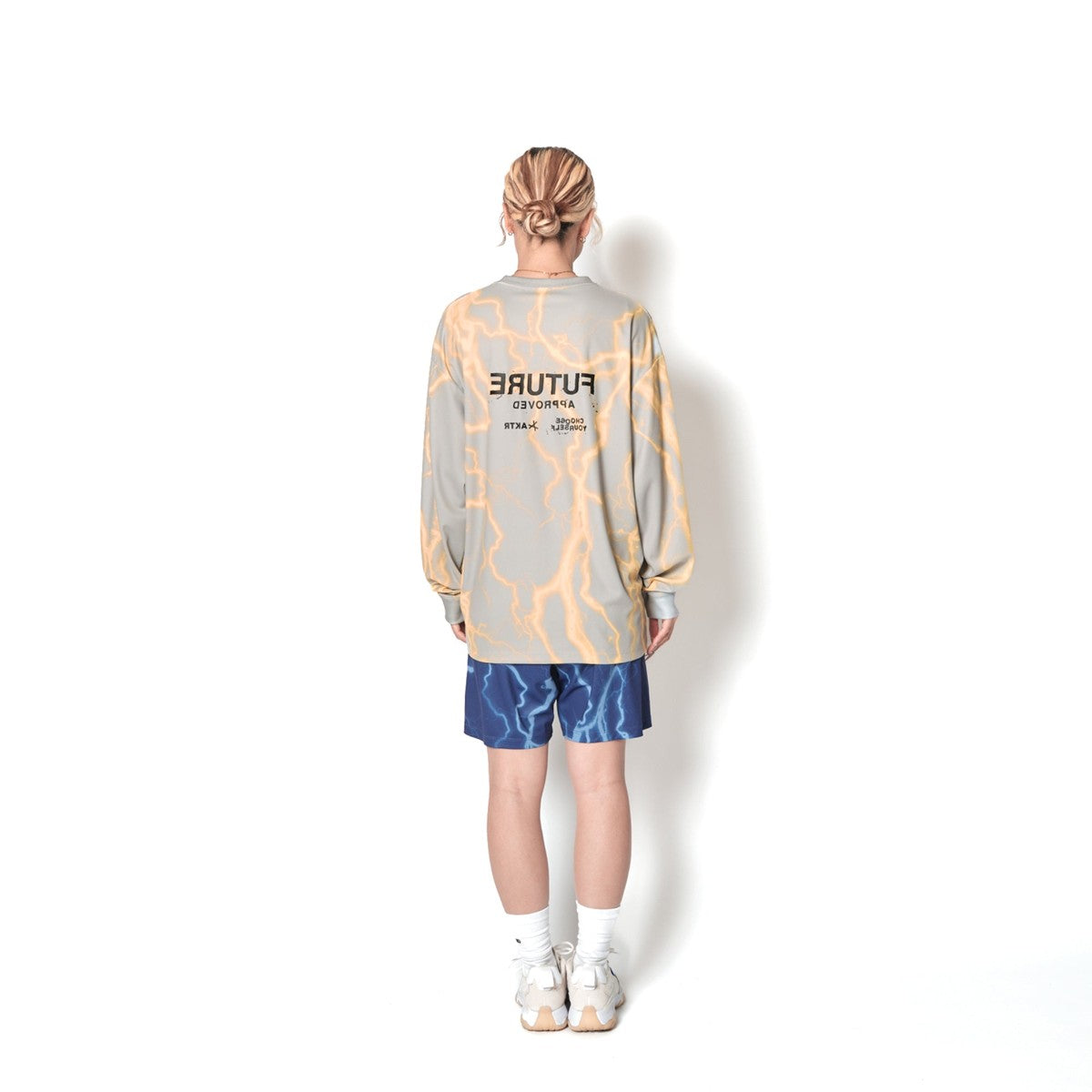 AKTR THUNDERBOLT F.A. SP L/S LOOSE TEE アクター サンダーボルト F.A. SP ロングスリーブ ルーズ ティー 226-024005【メンズ 長袖Tシャツ ロンT  メッシュ生地 軽量 26FW】