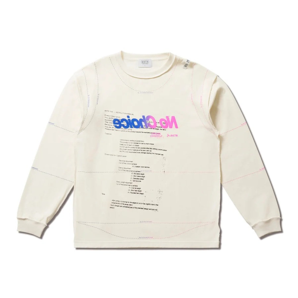 AKTR F.A. DIY CO L/S LOOSE TEE アクター F.A. ディーアイワイ シーオー ロングスリーブ ルーズティー 226-029005【メンズ ロンT カジュアル デイリーユース バスケットボール 天竺生地 26FW】