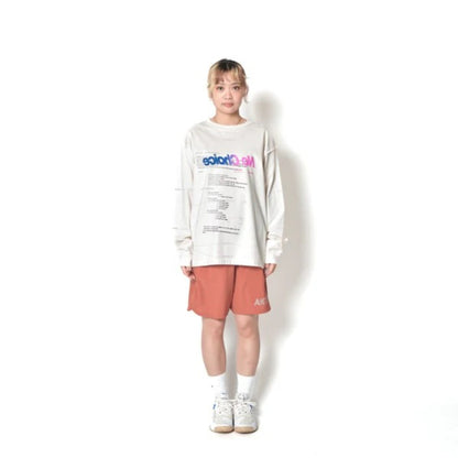 AKTR F.A. DIY CO L/S LOOSE TEE アクター F.A. ディーアイワイ シーオー ロングスリーブ ルーズティー 226-029005【メンズ ロンT カジュアル デイリーユース バスケットボール 天竺生地 26FW】