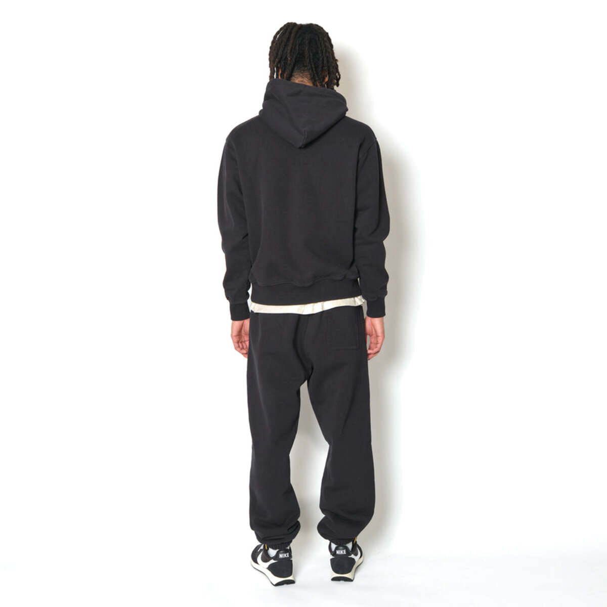 AKTR TRI-LINE AGED HOODIE アクター トライライン エイジド フーディー 226-035010【メンズ スウェットフーディー 裏毛 パーカー ヴィンテージ感 26FW】
