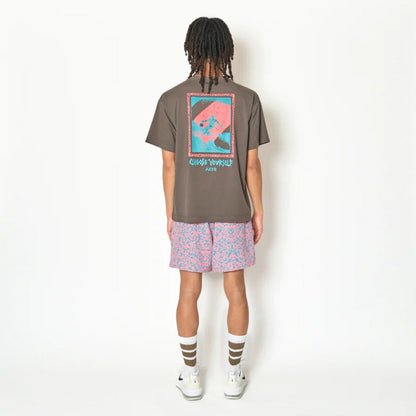 AKTR TIDELINE PHOTO T/C LOOSE TEE (CH) アクター タイドライン フォト T/C ルーズTシャツ 226-043005【メンズ 半袖 グラフィック ストリート デイリーユース 26FW】