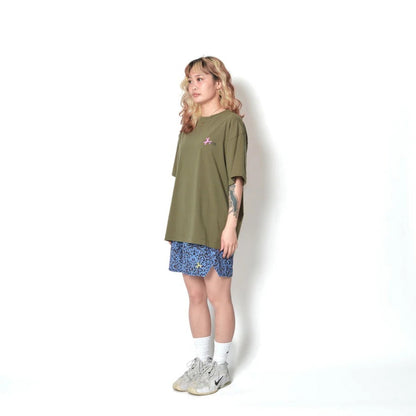 AKTR TIDELINE PHOTO T/C LOOSE TEE (OL) アクター タイドライン フォト T/C ルーズTシャツ 226-043005【メンズ 半袖 グラフィック ストリート デイリーユース 26FW】
