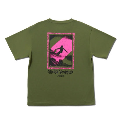 AKTR TIDELINE PHOTO T/C LOOSE TEE (OL) アクター タイドライン フォト T/C ルーズTシャツ 226-043005【メンズ 半袖 グラフィック ストリート デイリーユース 26FW】