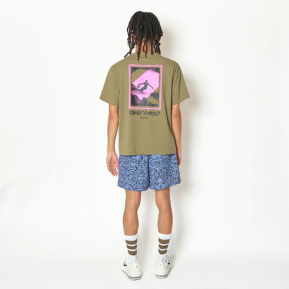 AKTR TIDELINE PHOTO T/C LOOSE TEE (OL) アクター タイドライン フォト T/C ルーズTシャツ 226-043005【メンズ 半袖 グラフィック ストリート デイリーユース 26FW】