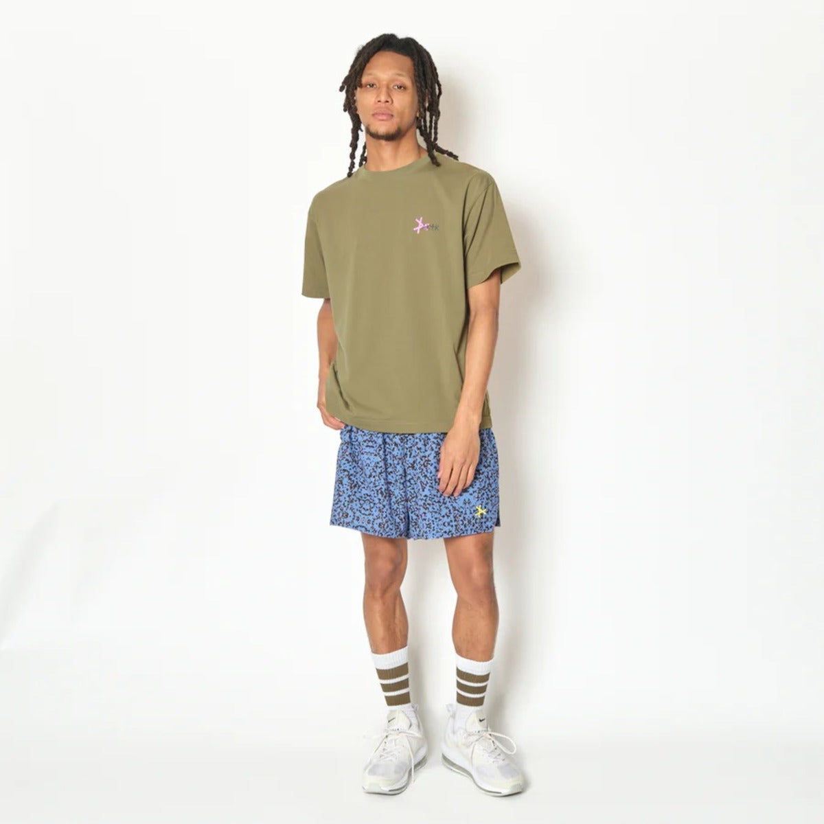 AKTR TIDELINE PHOTO T/C LOOSE TEE (OL) アクター タイドライン フォト T/C ルーズTシャツ 226-043005【メンズ 半袖 グラフィック ストリート デイリーユース 26FW】