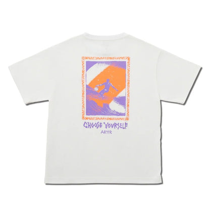 AKTR TIDELINE PHOTO T/C LOOSE TEE (WH) アクター タイドライン フォト T/C ルーズTシャツ 226-043005【メンズ 半袖 グラフィック ストリート デイリーユース 26FW】