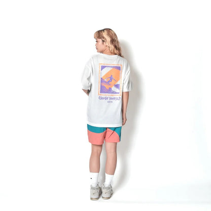 AKTR TIDELINE WAVE NYLON WIDE 5.5″ SHORTS (TL) アクター タイドライン ウェーブ ナイロン ワイド 5.5インチ ショーツ 226-046002【メンズ ショートパンツ 短パン ナイロンパンツ ワイドシルエット 26FW】