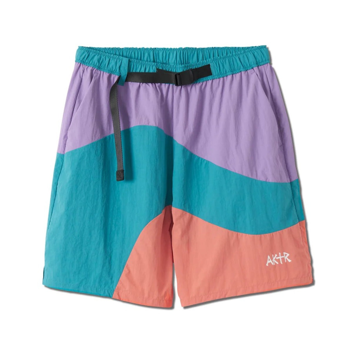 AKTR TIDELINE WAVE NYLON WIDE 5.5″ SHORTS (TL) アクター タイドライン ウェーブ ナイロン ワイド 5.5インチ ショーツ 226-046002【メンズ ショートパンツ 短パン ナイロンパンツ ワイドシルエット 26FW】