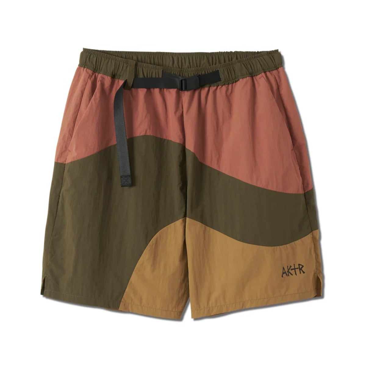 AKTR TIDELINE WAVE NYLON WIDE 5.5″ SHORTS (OL) アクター タイドライン ウェーブ ナイロン ワイド 5.5インチ ショーツ 226-046002【メンズ ショートパンツ 短パン ナイロンパンツ ワイドシルエット 26FW】