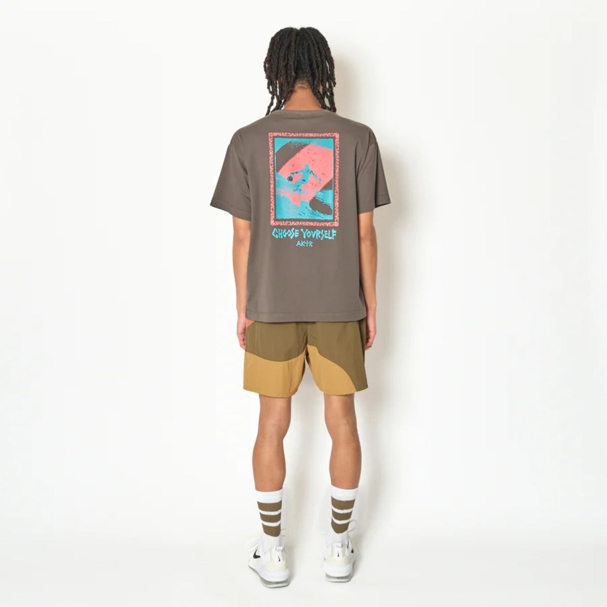 AKTR TIDELINE WAVE NYLON WIDE 5.5″ SHORTS (OL) アクター タイドライン ウェーブ ナイロン ワイド 5.5インチ ショーツ 226-046002【メンズ ショートパンツ 短パン ナイロンパンツ ワイドシルエット 26FW】