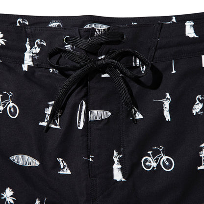 Hurley  KINETHICS PHANTOM BOARDSHORTS ハーレー キネティクス ファントム ボードショーツ 25KTMBS024【メンズ ショートパンツ 短パン 総柄プリント ストレッチ 耐久性 26SS】
