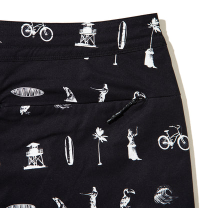 Hurley  KINETHICS PHANTOM BOARDSHORTS ハーレー キネティクス ファントム ボードショーツ 25KTMBS024【メンズ ショートパンツ 短パン 総柄プリント ストレッチ 耐久性 26SS】