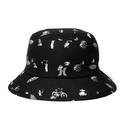 Hurley  KINETHICS PHANTOM BUCKET HAT ハーレー キネティクス ファントム バケットハット 25KTMHW021【メンズ ハット 帽子 総柄プリント ストレッチ 耐久性 26SS】