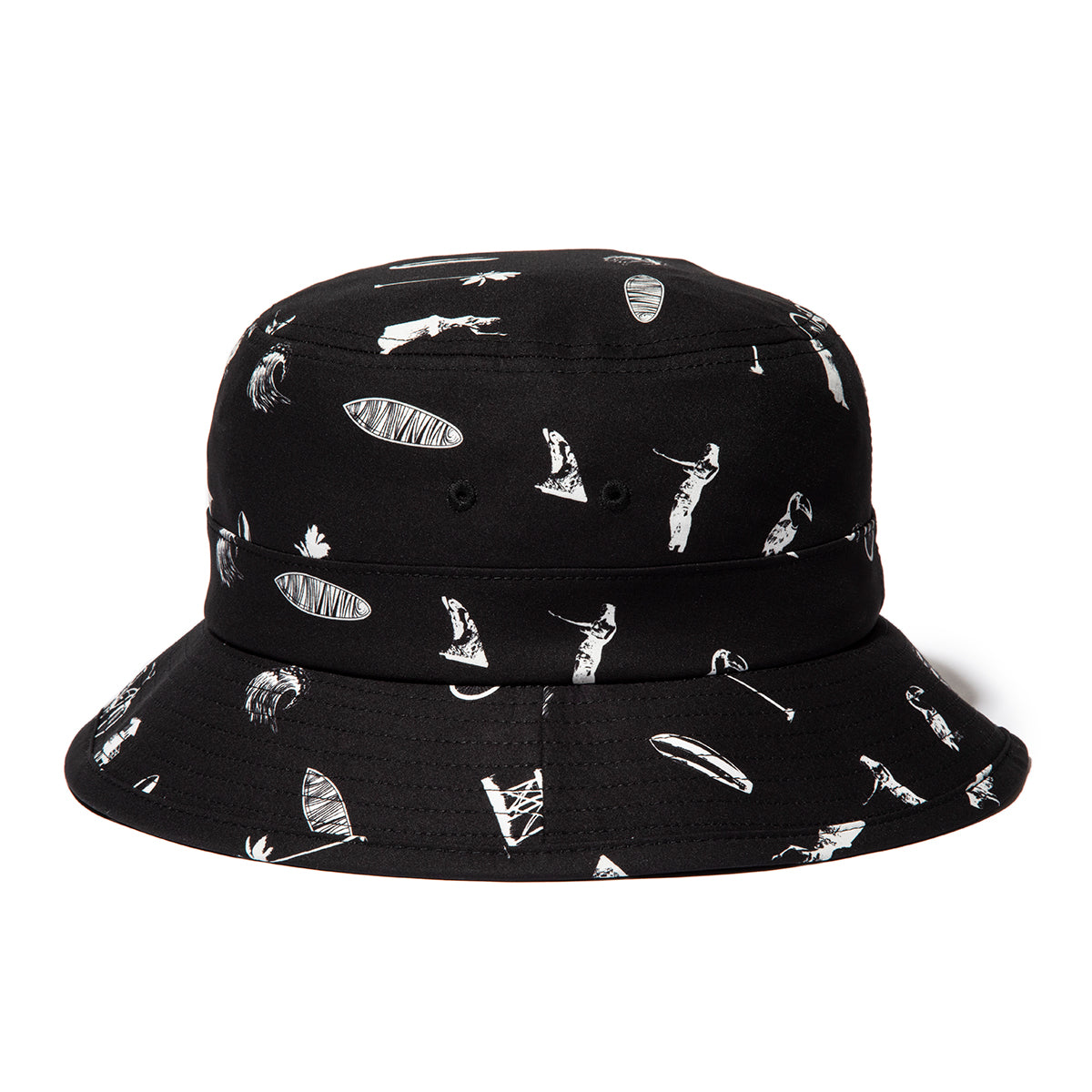 Hurley  KINETHICS PHANTOM BUCKET HAT ハーレー キネティクス ファントム バケットハット 25KTMHW021【メンズ ハット 帽子 総柄プリント ストレッチ 耐久性 26SS】
