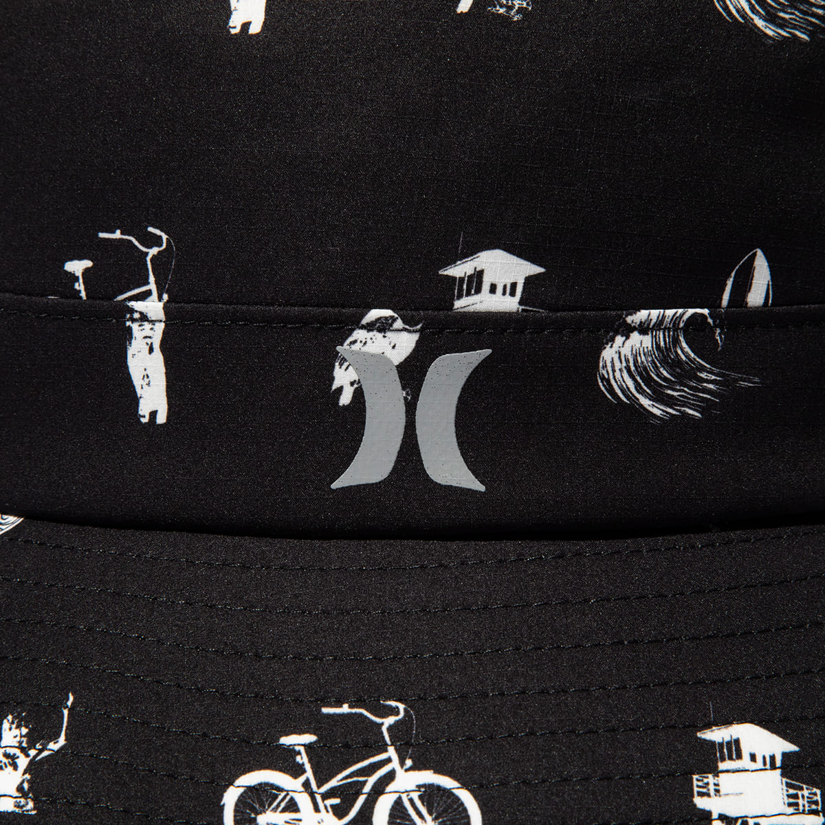 Hurley  KINETHICS PHANTOM BUCKET HAT ハーレー キネティクス ファントム バケットハット 25KTMHW021【メンズ ハット 帽子 総柄プリント ストレッチ 耐久性 26SS】