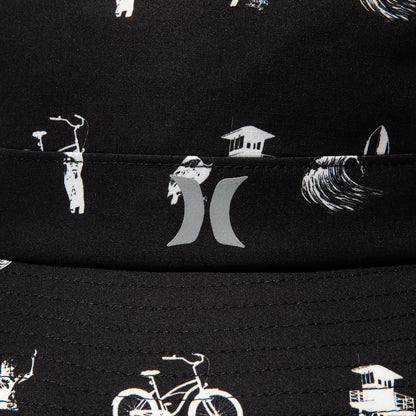 Hurley  KINETHICS PHANTOM BUCKET HAT ハーレー キネティクス ファントム バケットハット 25KTMHW021【メンズ ハット 帽子 総柄プリント ストレッチ 耐久性 26SS】