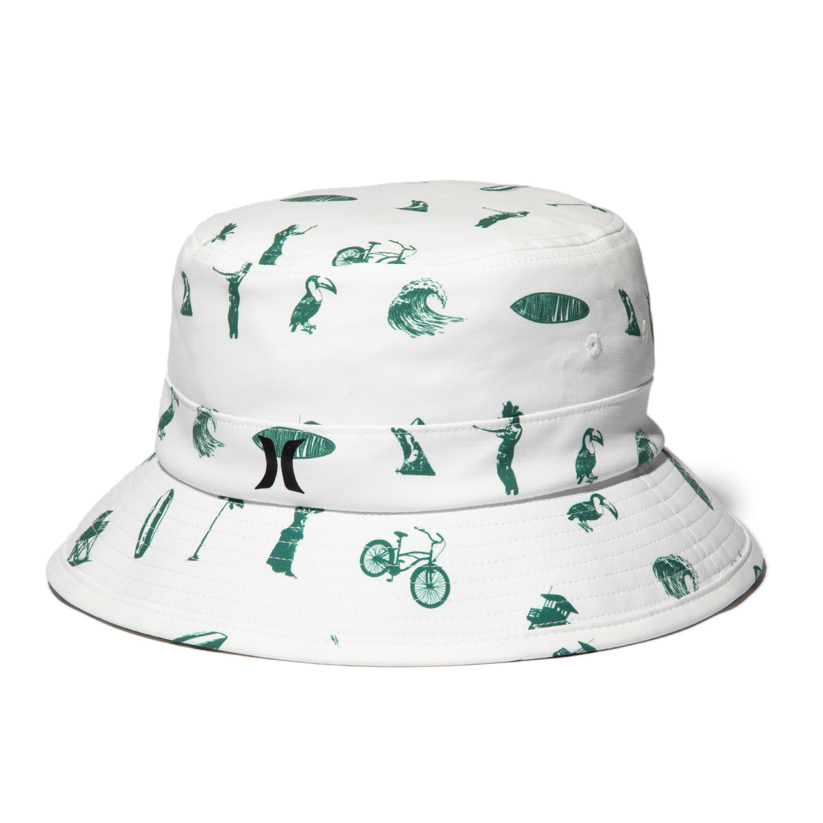 Hurley  KINETHICS PHANTOM BUCKET HAT ハーレー キネティクス ファントム バケットハット 25KTMHW021【メンズ ハット 帽子 総柄プリント ストレッチ 耐久性 26SS】