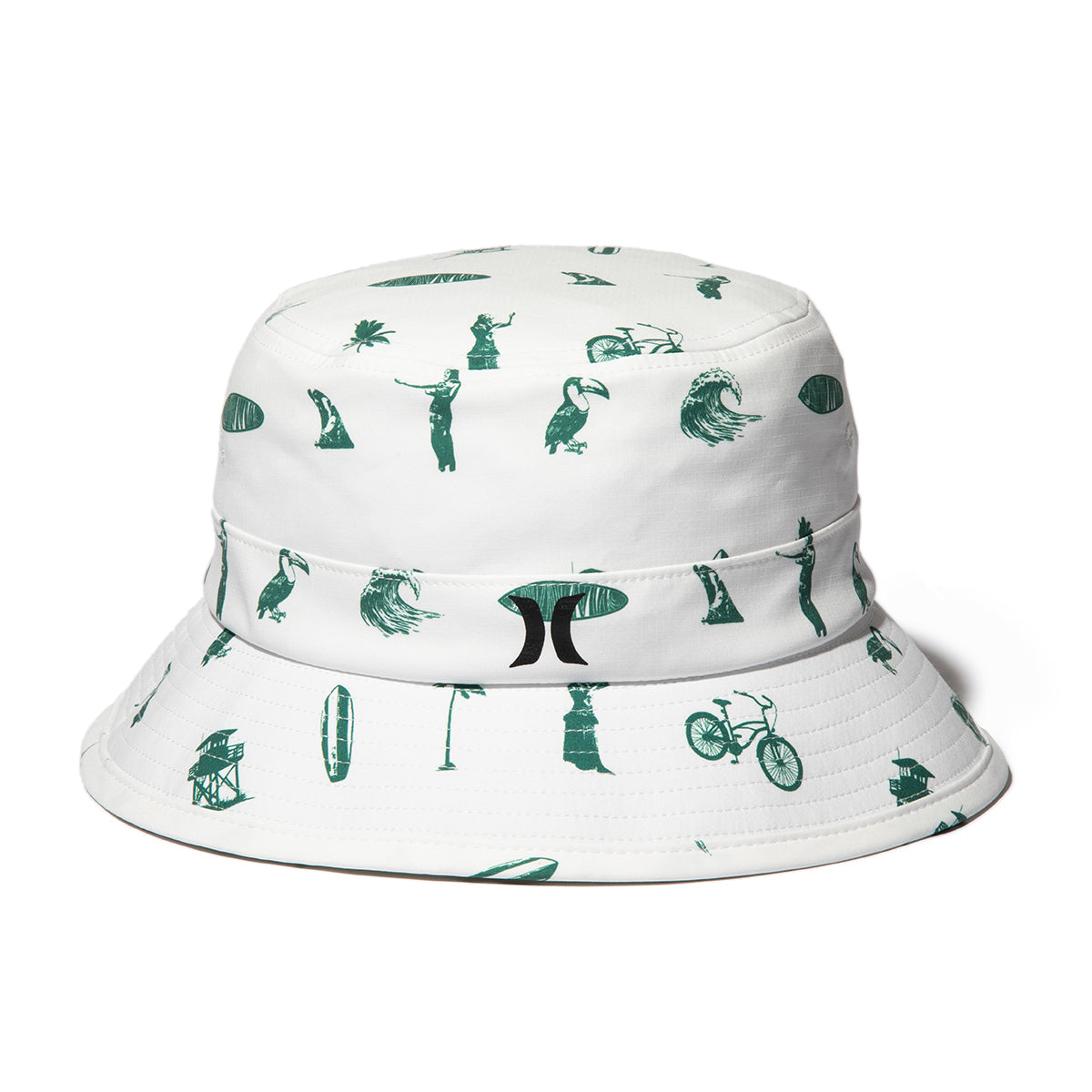 Hurley  KINETHICS PHANTOM BUCKET HAT ハーレー キネティクス ファントム バケットハット 25KTMHW021【メンズ ハット 帽子 総柄プリント ストレッチ 耐久性 26SS】