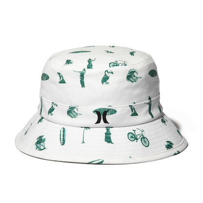 Hurley  KINETHICS PHANTOM BUCKET HAT ハーレー キネティクス ファントム バケットハット 25KTMHW021【メンズ ハット 帽子 総柄プリント ストレッチ 耐久性 26SS】