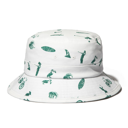 Hurley  KINETHICS PHANTOM BUCKET HAT ハーレー キネティクス ファントム バケットハット 25KTMHW021【メンズ ハット 帽子 総柄プリント ストレッチ 耐久性 26SS】