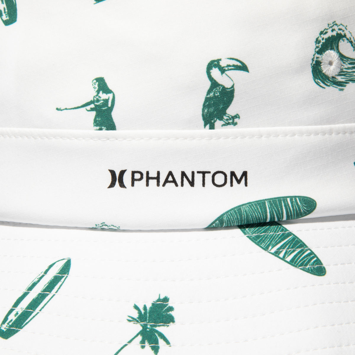 Hurley  KINETHICS PHANTOM BUCKET HAT ハーレー キネティクス ファントム バケットハット 25KTMHW021【メンズ ハット 帽子 総柄プリント ストレッチ 耐久性 26SS】