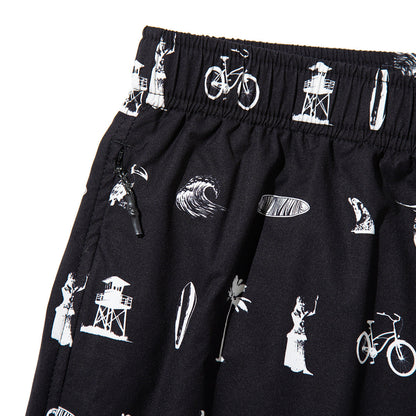 Hurley  KINETHICS PHANTOM WOVEN SHORTS ハーレー キネティクス ファントム ウーブン ショーツ 25KTMWS023【メンズ ショートパンツ 短パン 総柄プリント ストレッチ 耐久性 26SS】