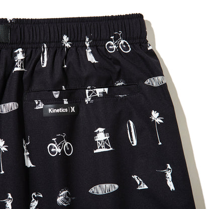 Hurley  KINETHICS PHANTOM WOVEN SHORTS ハーレー キネティクス ファントム ウーブン ショーツ 25KTMWS023【メンズ ショートパンツ 短パン 総柄プリント ストレッチ 耐久性 26SS】