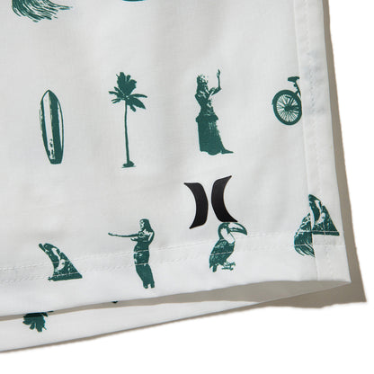 Hurley  KINETHICS PHANTOM WOVEN SHORTS ハーレー キネティクス ファントム ウーブン ショーツ 25KTMWS023【メンズ ショートパンツ 短パン 総柄プリント ストレッチ 耐久性 26SS】