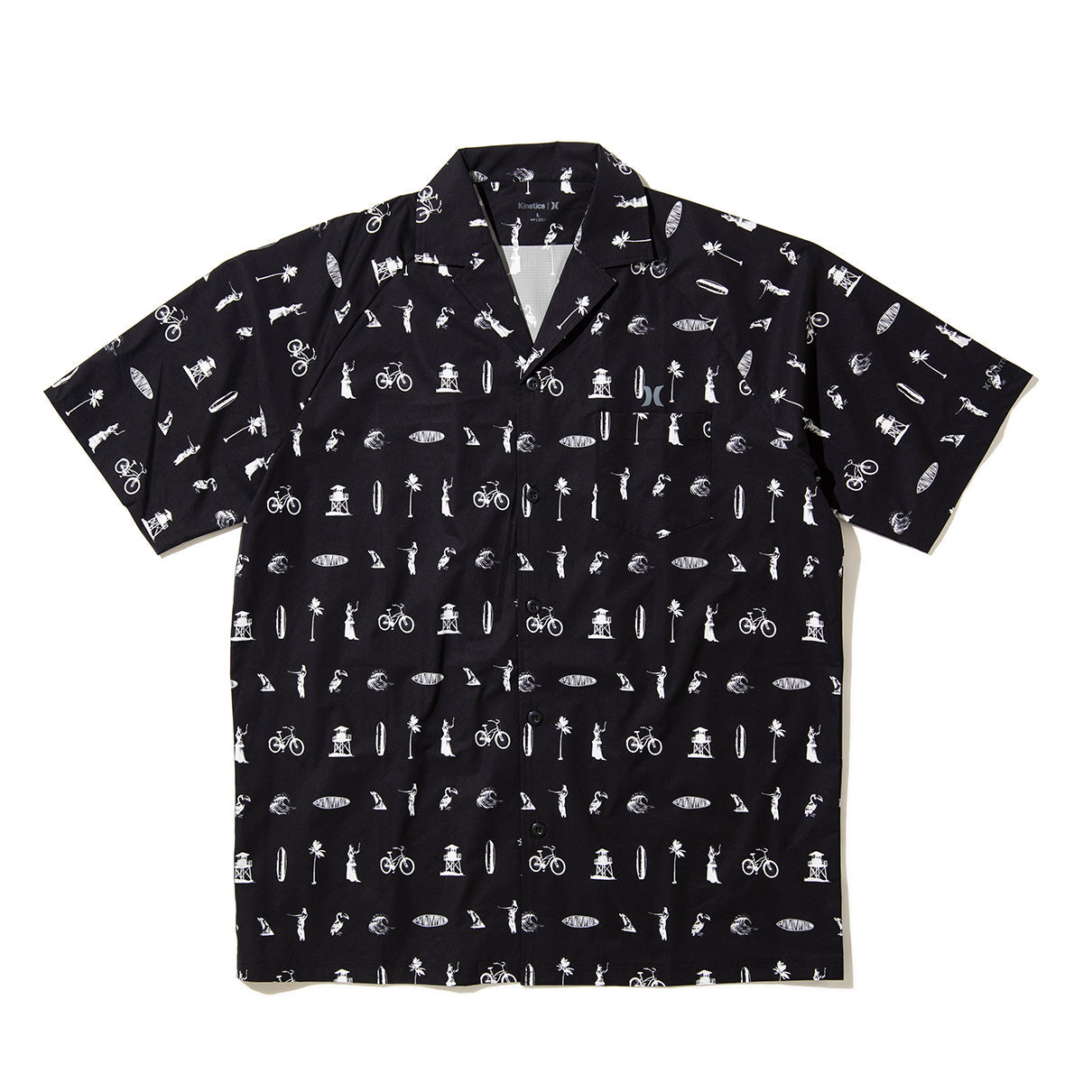 Hurley  KINETHICS PHANTOM WOVEN SHORTS ハーレー キネティクス ファントム ウーブン ショーツ 25KTMWV022【メンズ シャツ 総柄プリント ストレッチ 耐久性 26SS】