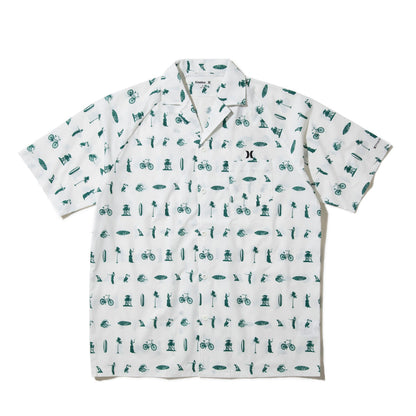 Hurley  KINETHICS PHANTOM WOVEN SHORTS ハーレー キネティクス ファントム ウーブン ショーツ 25KTMWV022【メンズ シャツ 総柄プリント ストレッチ 耐久性 26SS】