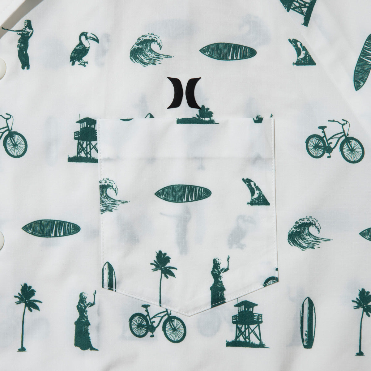 Hurley  KINETHICS PHANTOM WOVEN SHORTS ハーレー キネティクス ファントム ウーブン ショーツ 25KTMWV022【メンズ シャツ 総柄プリント ストレッチ 耐久性 26SS】