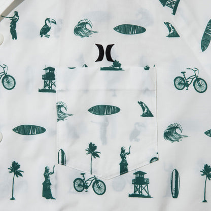 Hurley  KINETHICS PHANTOM WOVEN SHORTS ハーレー キネティクス ファントム ウーブン ショーツ 25KTMWV022【メンズ シャツ 総柄プリント ストレッチ 耐久性 26SS】