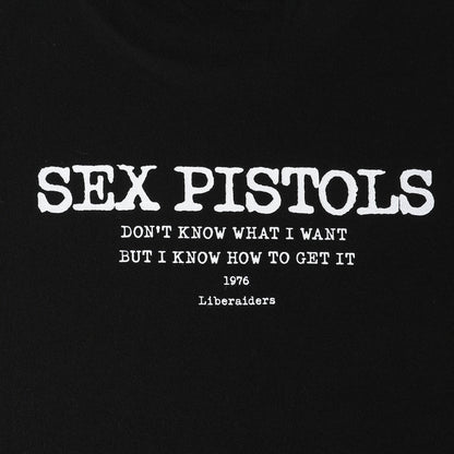 Liberaiders SEX PISTOLS TEE リベレイダース セックス・ピストルズ ティー 776012616【メンズ ロックT モノクロフォト バックプリント パンク ストリートファッション 26FW】