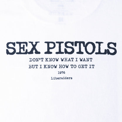 Liberaiders SEX PISTOLS TEE リベレイダース セックス・ピストルズ ティー 776012616【メンズ ロックT モノクロフォト バックプリント パンク ストリートファッション 26FW】