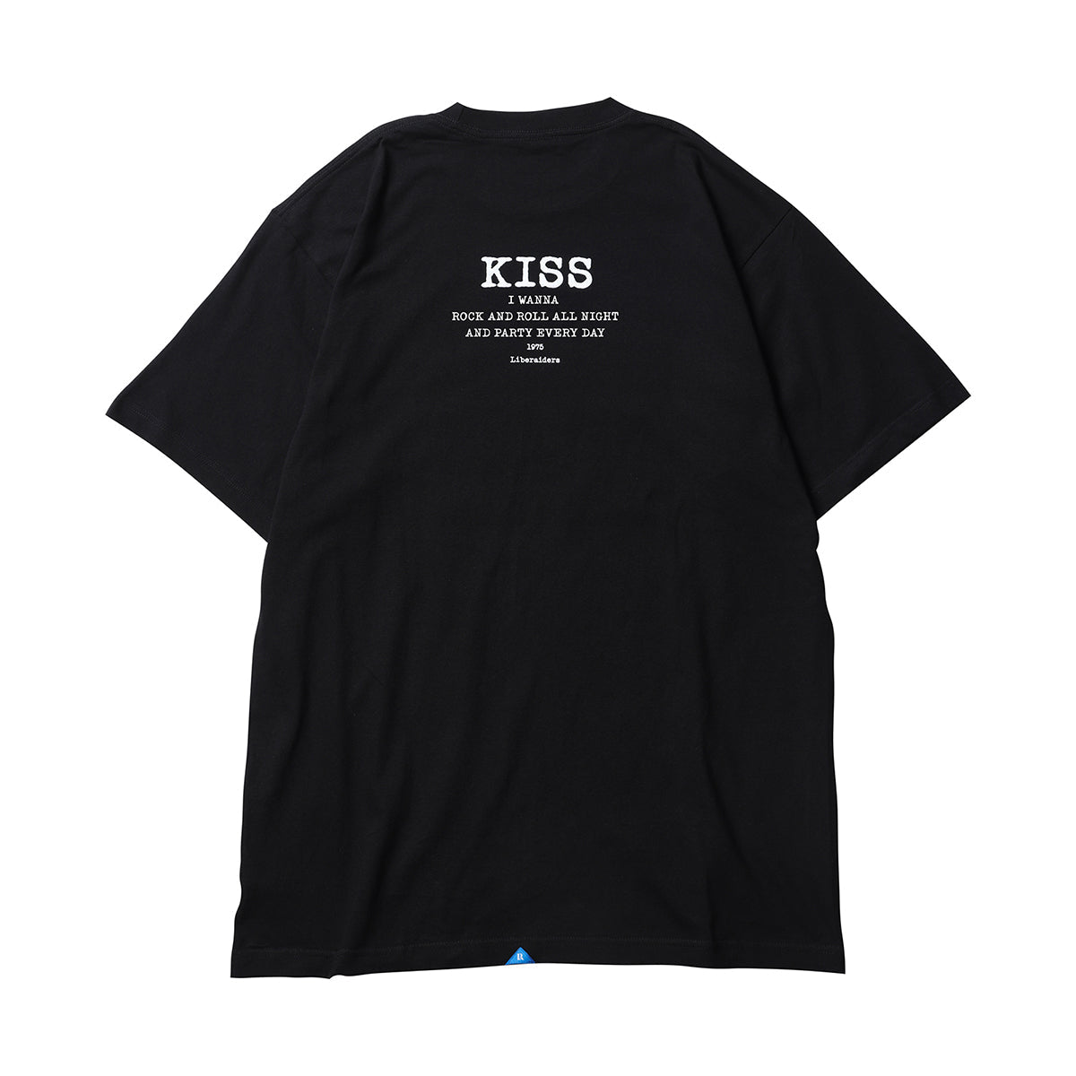 Liberaiders KISS TEE リベレイダース キッス ティー 776022616【メンズ ロックT モノクロフォト バックプリント パンク ストリートファッション 26FW】