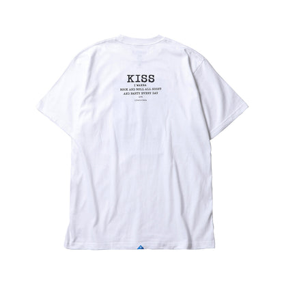 Liberaiders KISS TEE リベレイダース キッス ティー 776022616【メンズ ロックT モノクロフォト バックプリント パンク ストリートファッション 26FW】
