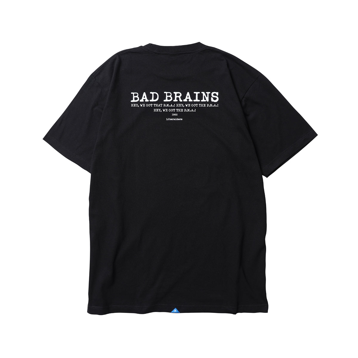Liberaiders BAD BRAINS TEE リベレイダース バッド・ブレインズ・ティー 776032616【メンズ ロックT モノクロフォト バックプリント パンク ストリートファッション 26FW】