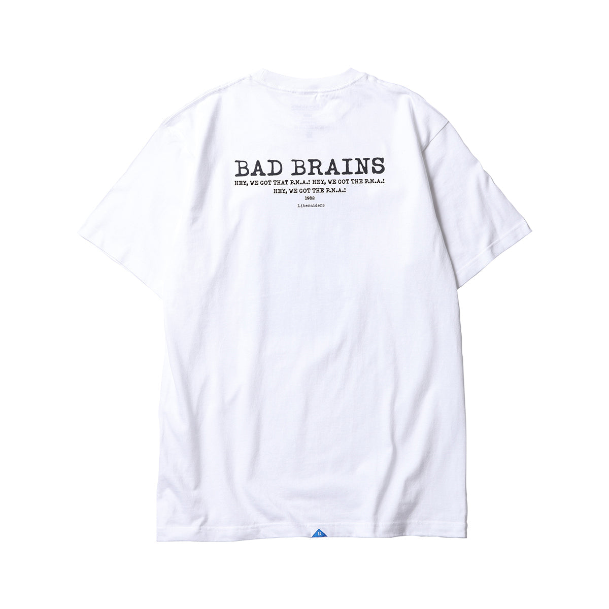 Liberaiders BAD BRAINS TEE リベレイダース バッド・ブレインズ・ティー 776032616【メンズ ロックT モノクロフォト バックプリント パンク ストリートファッション 26FW】