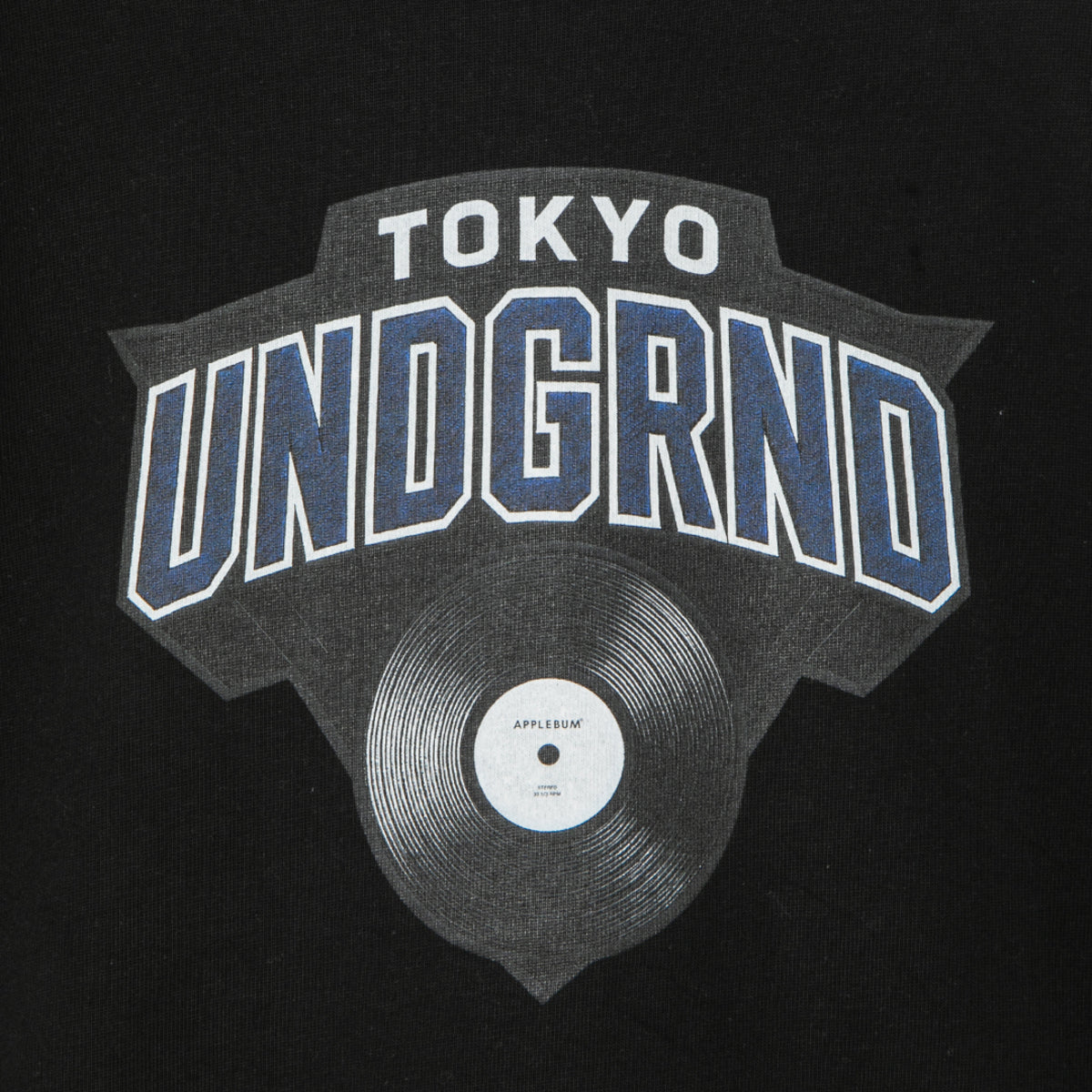 APPLEBUM Tokyo Undgrnd T-Shirt アップルバム トーキョー アンダーグラウンド Tシャツ HS2611103【メンズ 半袖Tシャツ 天竺生地 ストリート カルチャー モノトーン 26SS】